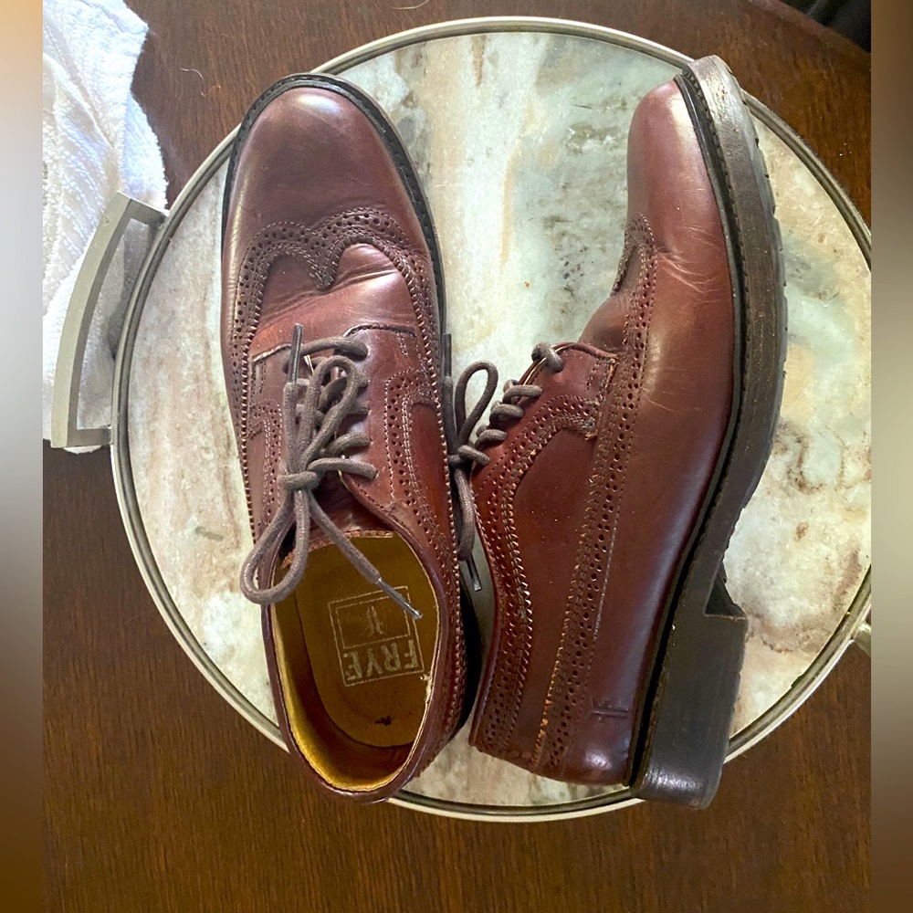 Frye wingtips - great color
